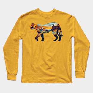 Mountain Lion Zion National Park Long Sleeve T-Shirt